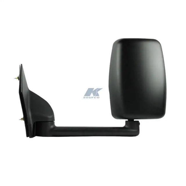 Exterior Mirror OEM Replacement; Single; Dual Lens; Black; With PTM Housing; Manual; Foldaway; Without Heated Mirrors;