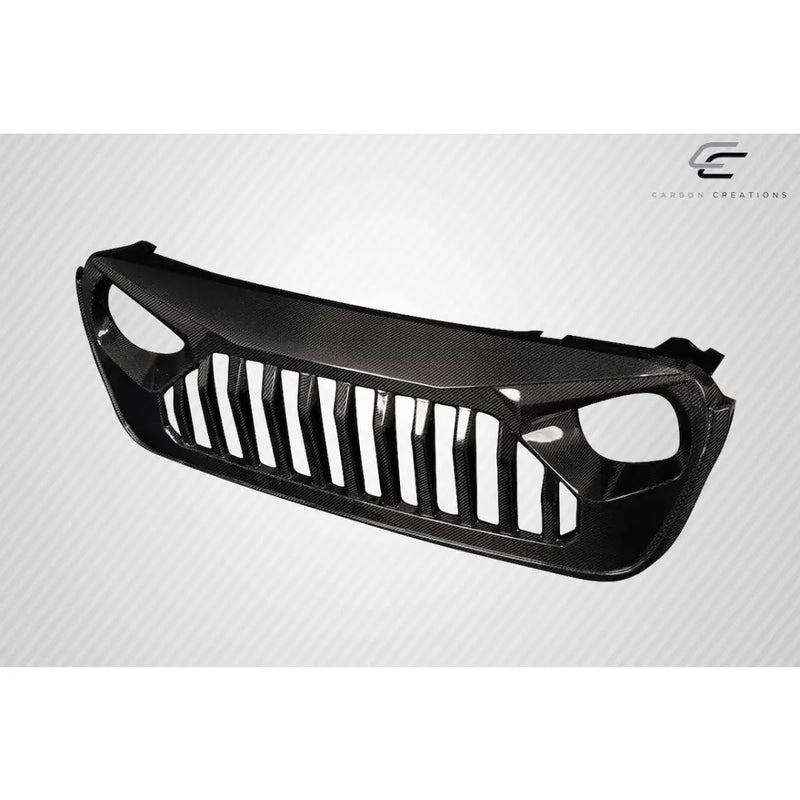 Extreme DIM. Premium Glossy UV Protectant Finish Grille 116320 - 2019-2021 Jeep Wrangler JL Gladiato