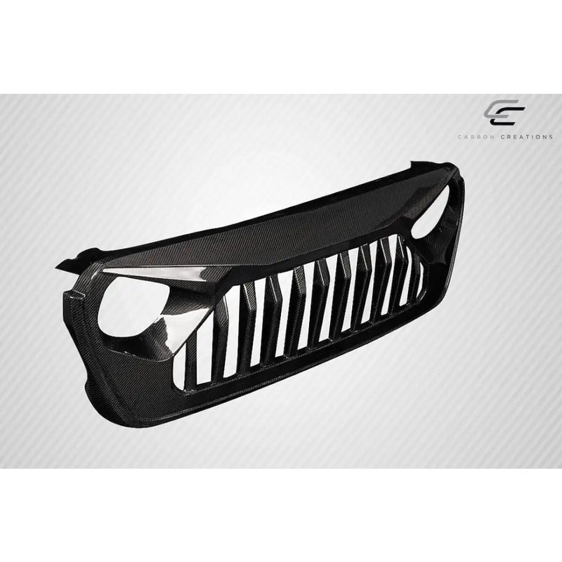 Extreme DIM. Premium Glossy UV Protectant Finish Grille 116320 - 2019-2021 Jeep Wrangler JL Gladiato