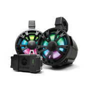 Extrmtower 2 Pk 8 Spkr 1 Amp Spkr + Btry 1 Non Amp Blk - ECOXGEAR