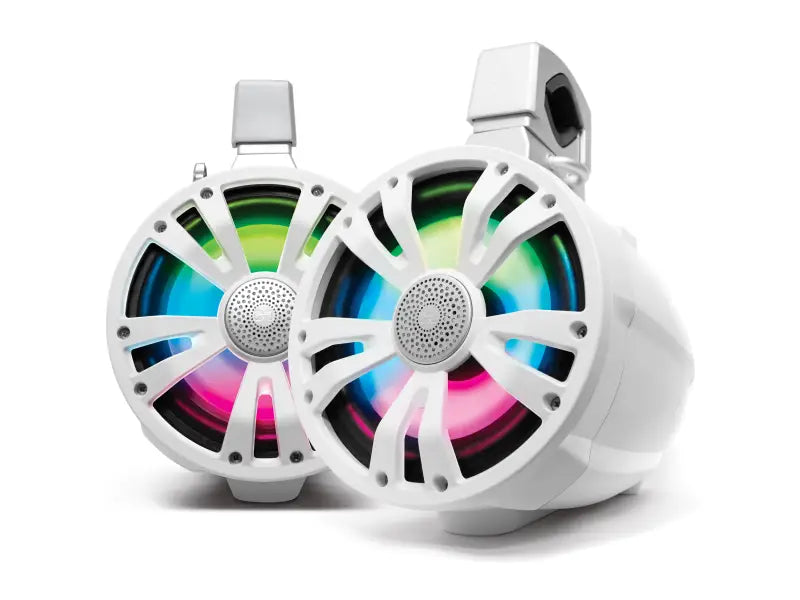 Extrmtower 2 Pk 8 Spkr 1 Amp 1 Amp + 1 Non Amp Spkr Wht - ECOXGEAR