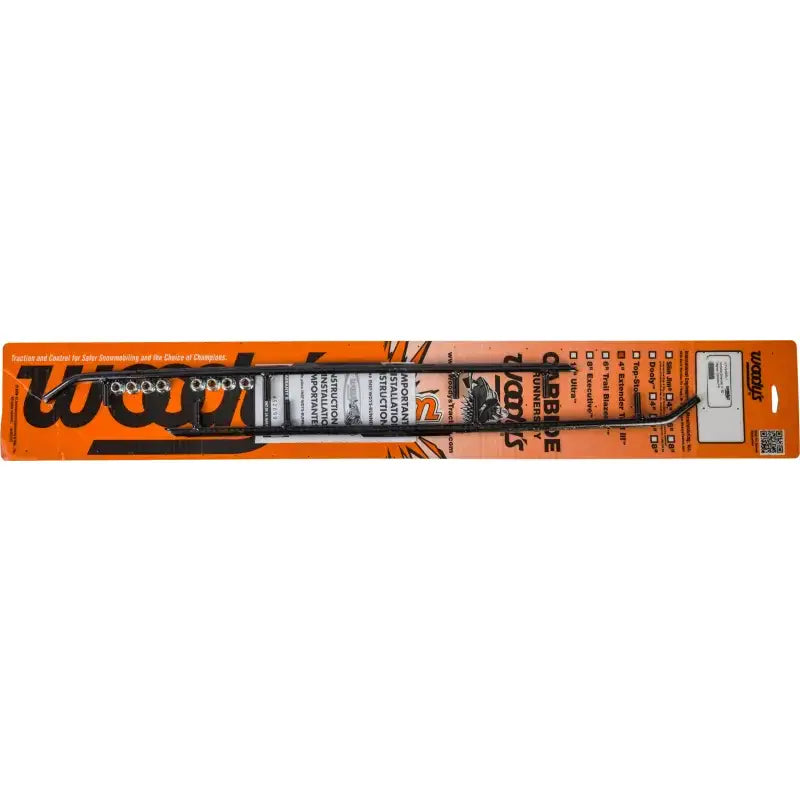 Carbide tipped snowmobile wear bars for Yamaha EYV3-6250 round bar runners
