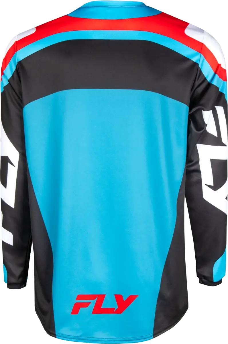 F 16 Jersey Cyan/Black/White Md