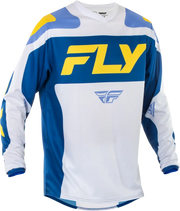 F 16 Jersey White/Dark Blue/Yellow Sm