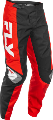 Red and black motocross pants with white accents from F 16 Pants, great for rv parts & accessories