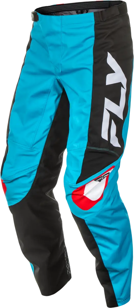 F 16 Pants Cyan/Black/White Sz 28