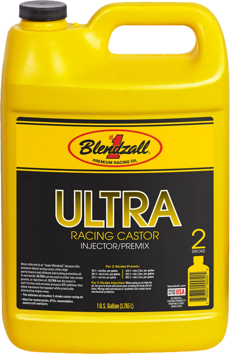 F-455G Blendzall Ultra 2-Cycle Racing Castor 1Gal 