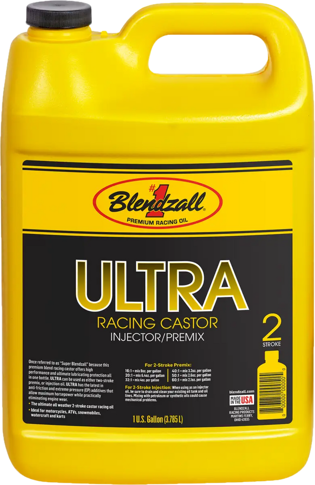F-455G Blendzall Ultra 2-Cycle Racing Castor 1Gal 