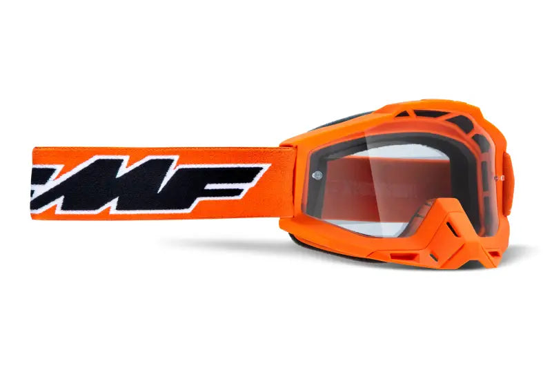 F-50047-00003 FMF VISION Powerbomb Youth Goggle Rocket Orange Clear Lens