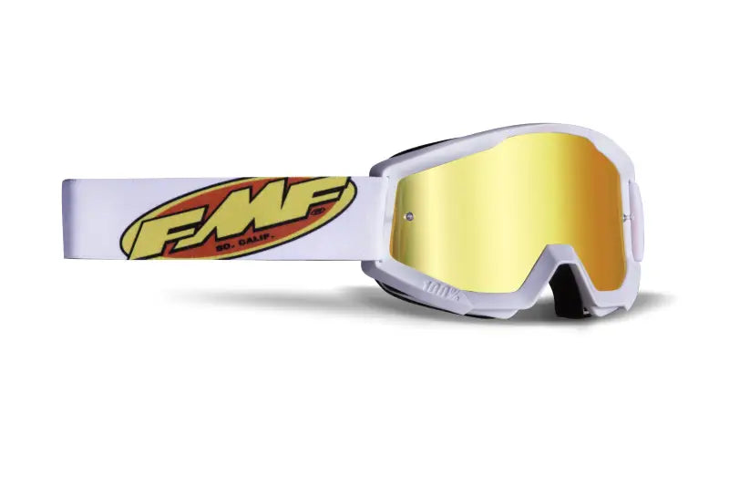 F-50051-00005 FMF VISION Powercore Goggle Core White Mirror Red Lens