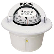 F-50W Ritchie Navi Compass Flush Mnt 2.75’Dial White