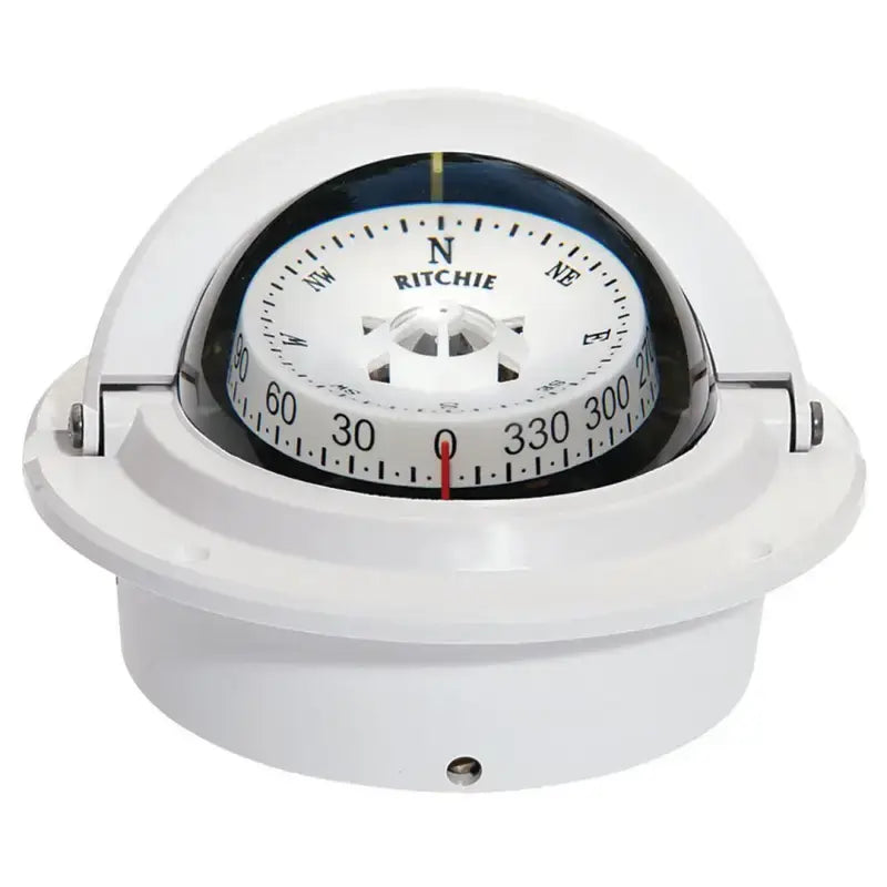F-83W Ritchie Navi Compass Flush Mnt 3’ Combi White