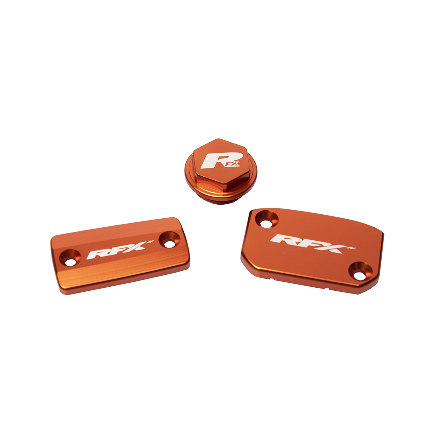 RFX Master Cylinder Covers Brakes FXRC 52100 99OR - Orange