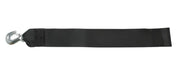 Black tow strap with loop end and metal hook for F05848 Immi Winch Strap 2x20