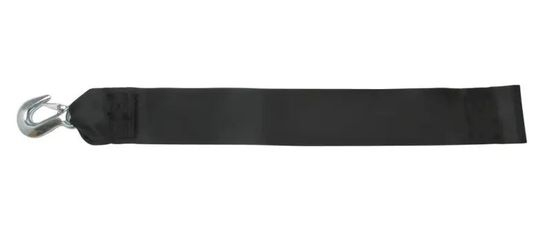 Black tow strap with loop end and metal hook for F05848 Immi Winch Strap 2x20