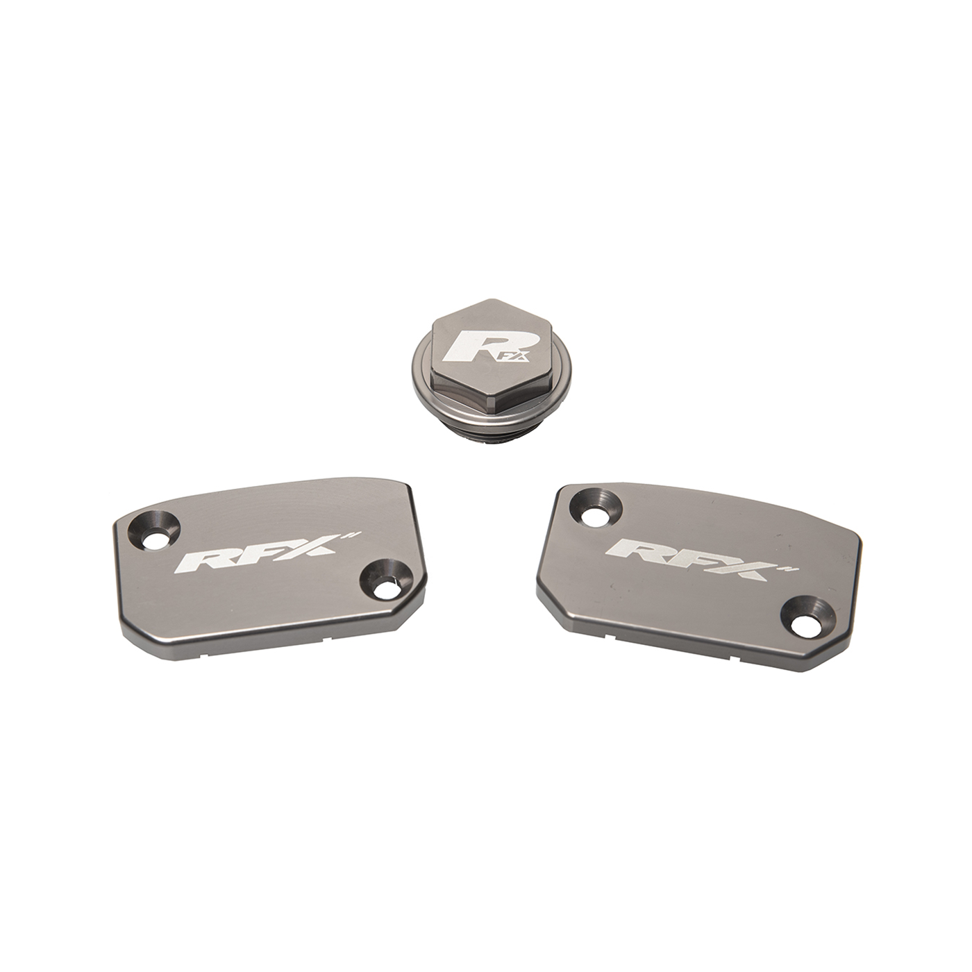 RFX Master Cylinder Covers Brakes FXRC 52000 99H2 - Gray