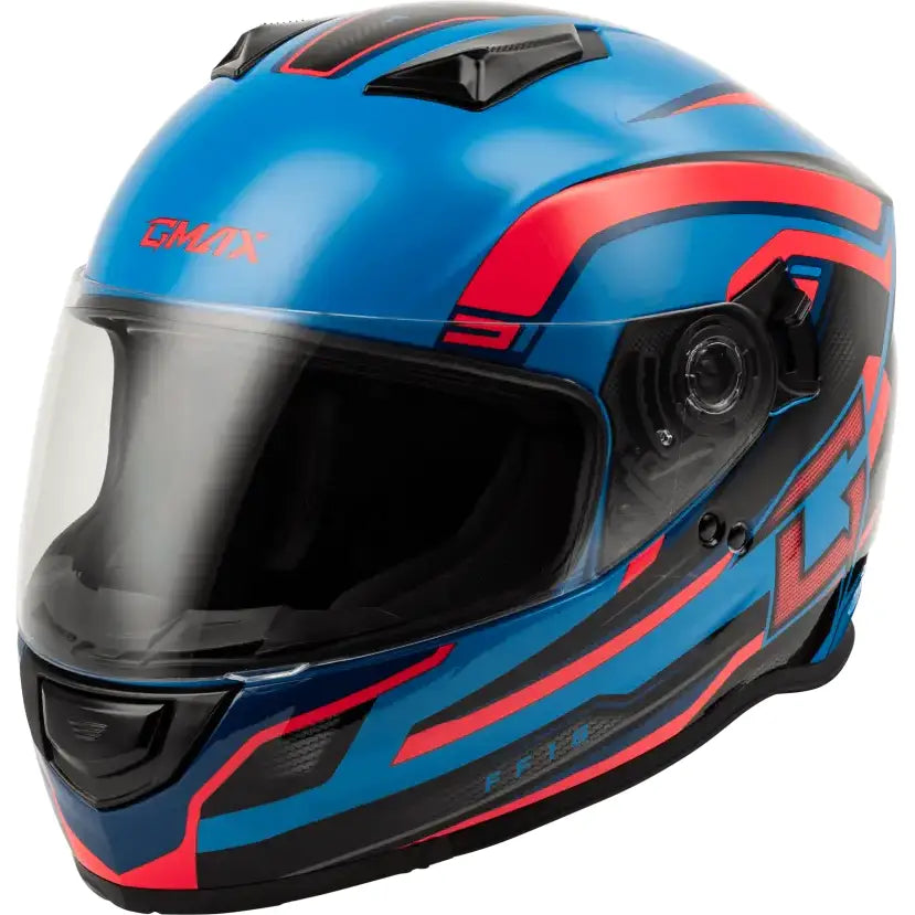 F11811213 Gmax Ff-18 Drift Helmet Black/Blue/Red Xs - RV and Auto Parts