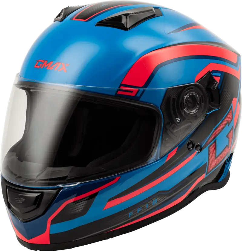 F11811216 Gmax Ff-18 Drift Helmet Black/Blue/Red Lg - RV and Auto Parts