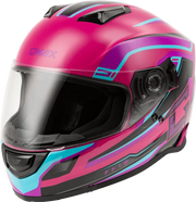 F11811398 Gmax Ff-18 Drift Helmet Pink/Blue/Black 2X - RV and Auto Parts