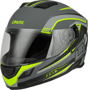 F1181338 Gmax Ff-18 Drift Helmet Matte Grey/Hi-Viz 2X - RV and Auto Parts