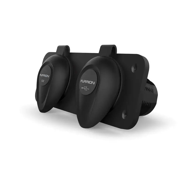 Black dual USB and 12V DC socket charger for Furrion F12VRSB-AM model