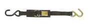 Black ratchet tie-down strap with metal hooks for F13109 Immi Kwik-Lok Transom 1X4