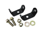 Black metal mounting brackets with hardware for F14254 Immi Boatbuckle Universal Mounting setup