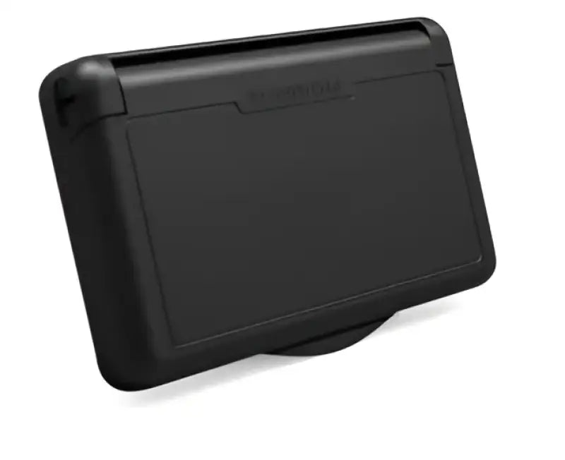 Black outdoor receptacle cover for Furrion F15RCS-BS-AM receptacle protection