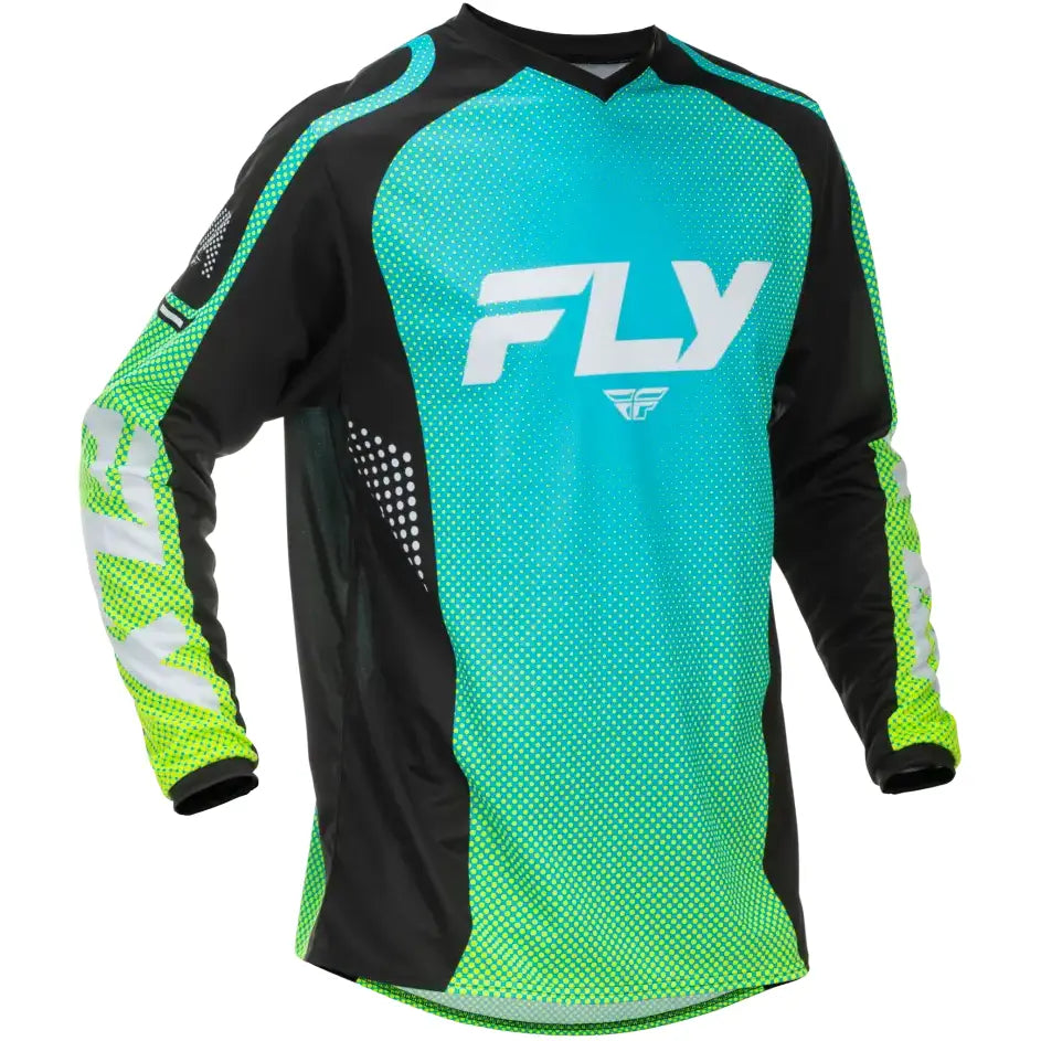 F 16 Jersey Aqua/Black/White 2x - FLY RACING
