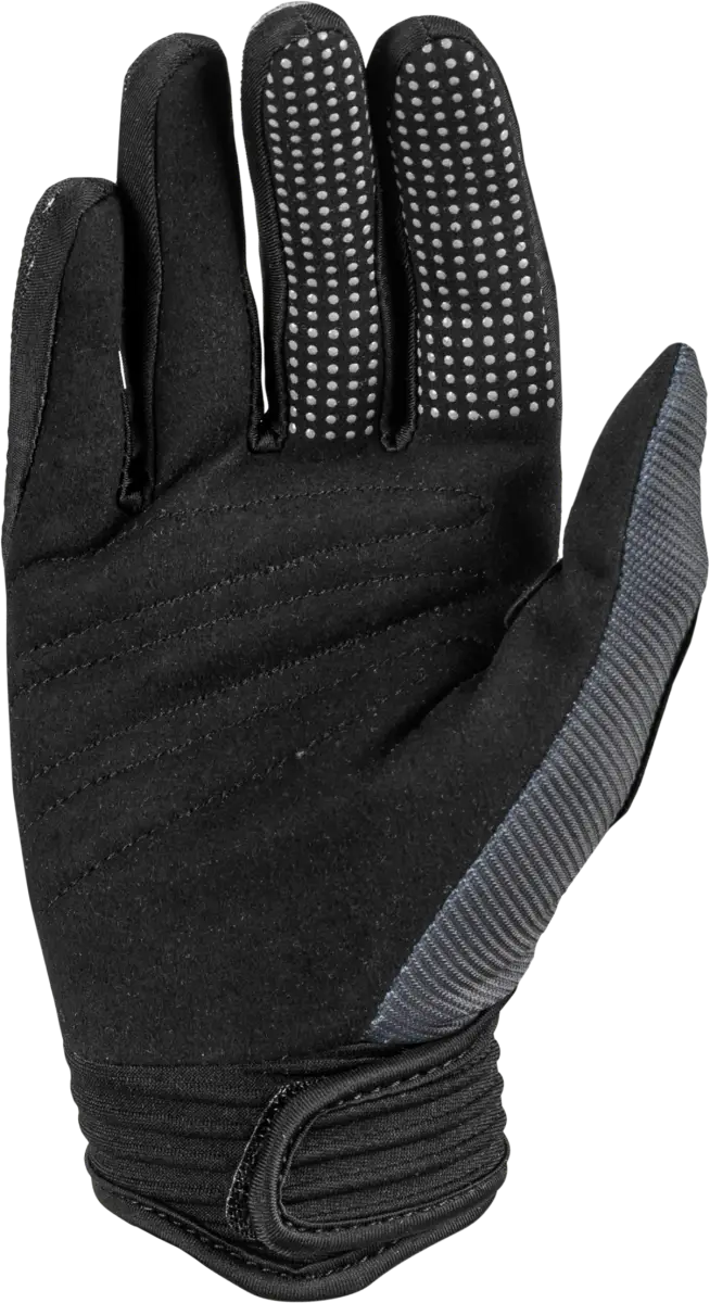 F 16 Gloves Grey/Black/White Lg - FLY RACING