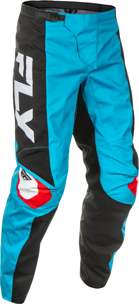 F 16 Pants Ca/Ny Cyan/Black/White Sz 30 - FLY RACING