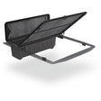 F165010 Stowe Cargo black truck bed toolbox with open lid for F150 6-7 bed