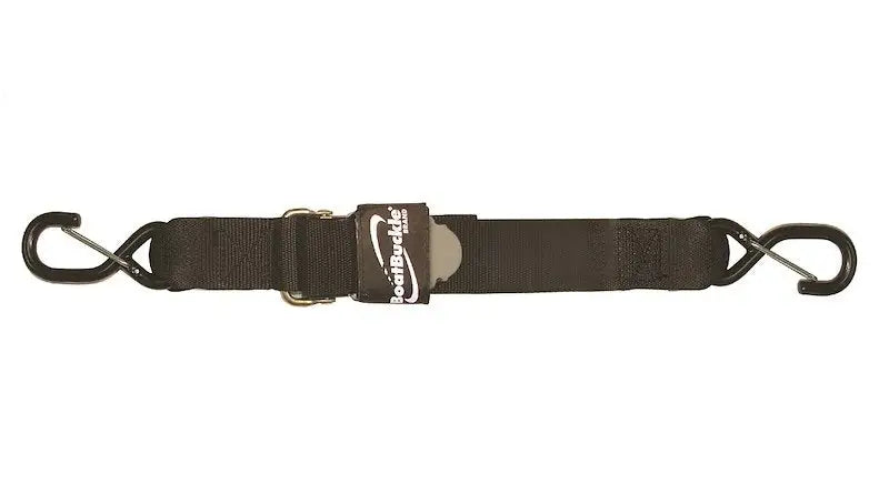 Black tie-down strap with metal hooks for Immi Pro Series F17635 Immi Pro Gunwale