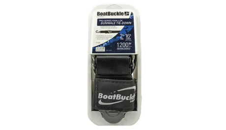 Boat trailer tie-down strap for F17636 Immi Pro Series Kwik-Lok Gunwale 2x1