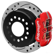 Wilwood 140-17120-DR Wilwood Chevy Monte Carlo Forged 4 Piston DynaPro Red Caliper HP32 VV D&S Rotor - 11.00x0.81