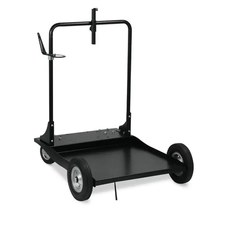 Black metal film cart with 4 wheels trolley for 20-60kg drums for F19965000 Piusi