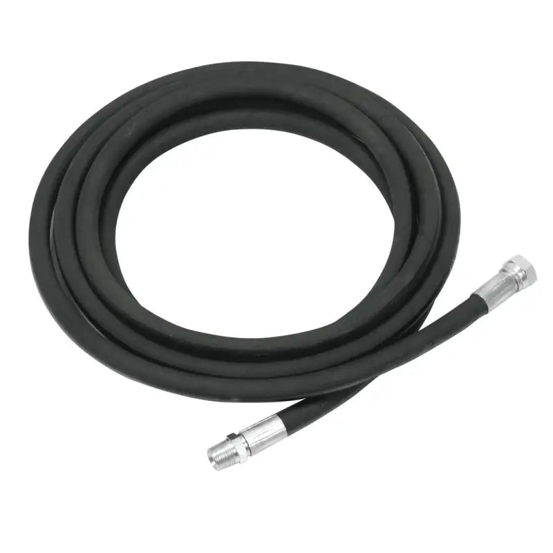 Black hydraulic hose with metal fittings for F19973000 Piusi Oil Pipe 1/2 X 2m
