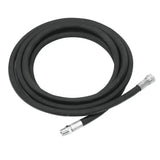 Black hydraulic hose with metal fittings for F19973000 Piusi Oil Pipe 1/2 X 2m