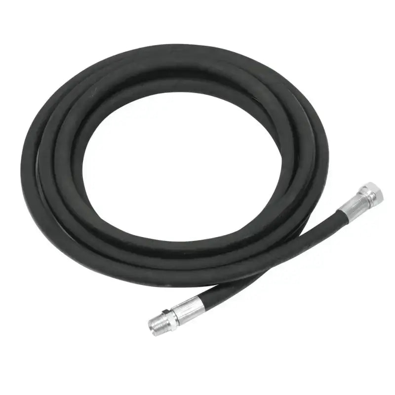 Black hydraulic hose with metal fittings for F19973000 Piusi Oil Pipe 1/2 X 2m