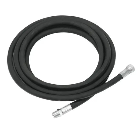 Black hydraulic hose with metal fittings for F19973000 Piusi Oil Pipe 1/2 X 2m