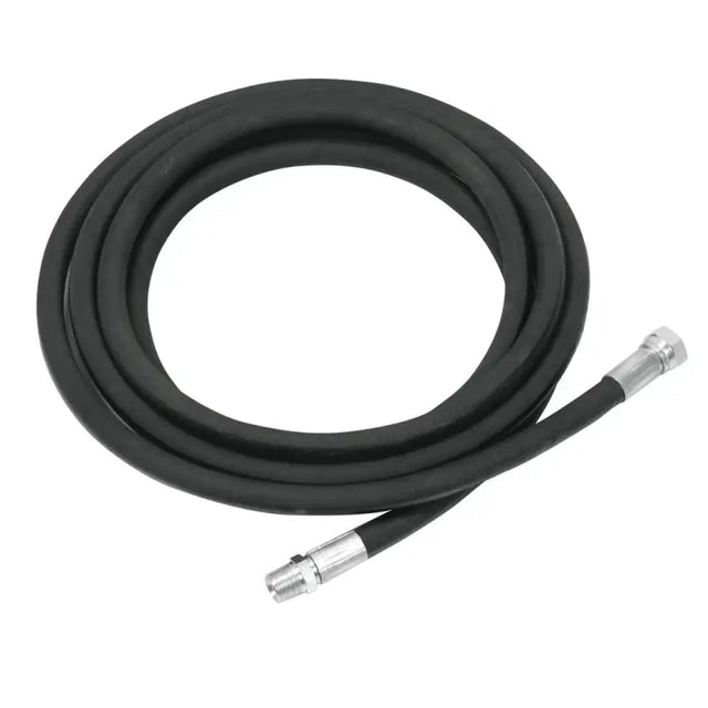 Black hydraulic hose with metal fittings for F19973000 Piusi Oil Pipe 1/2 X 2m