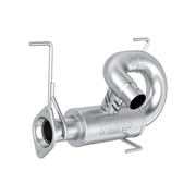 MBRP Performance Muffler Exhaust AT-9543PT - Chrome Single Slip-ON System