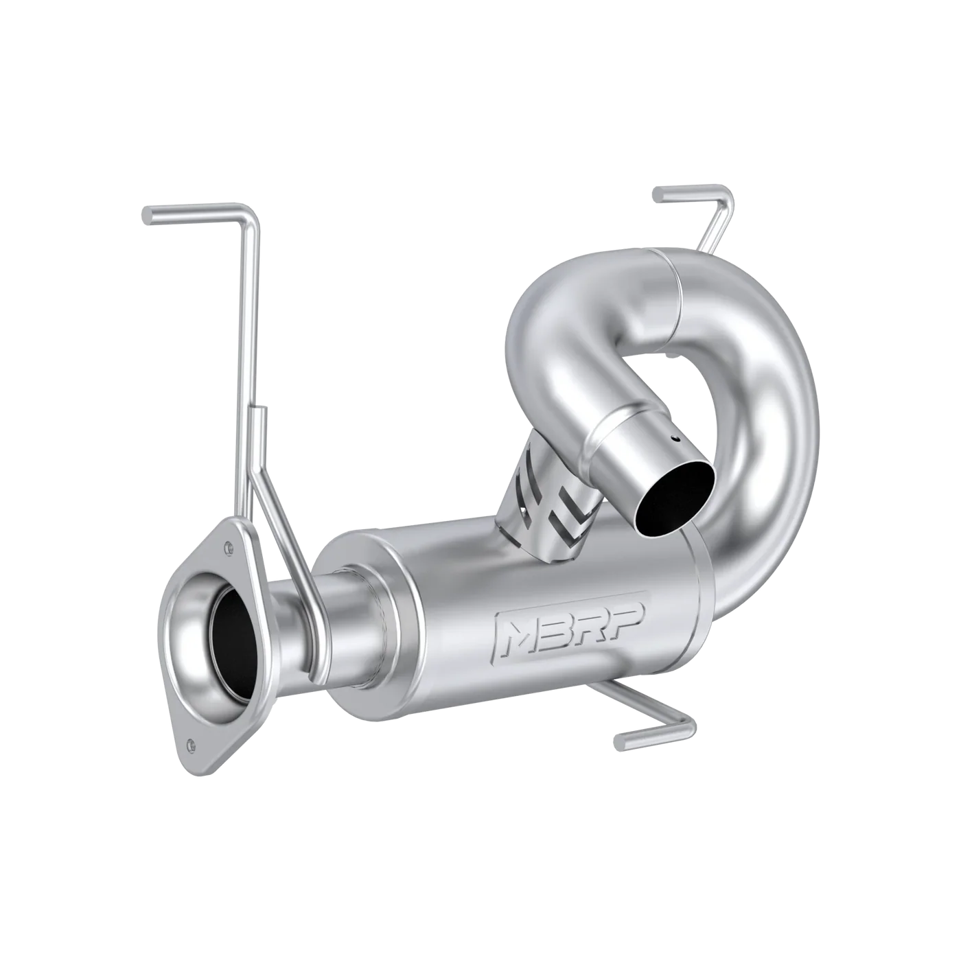 MBRP Performance Muffler Exhaust AT-9543PT - Chrome Single Slip-ON System