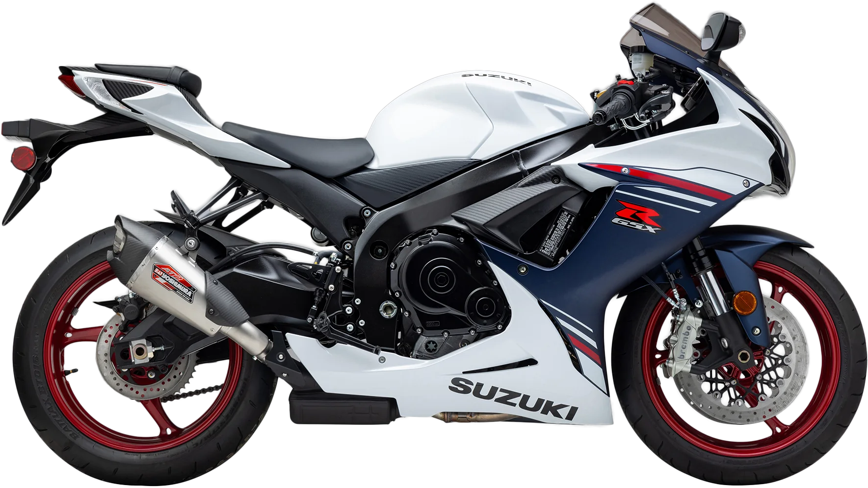 Yoshimura AT2 Slip-On Exhaust 11750BP521 - Street SO SS SS CF