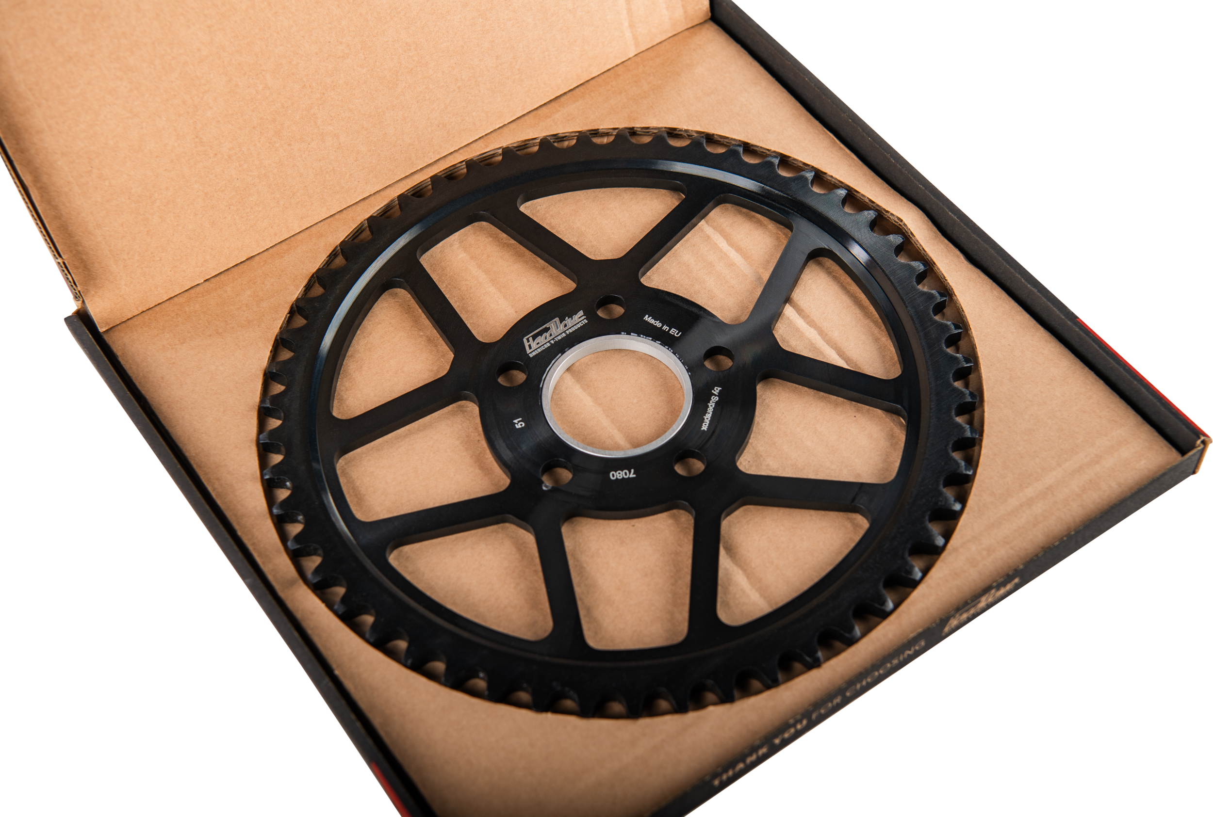 Harddrive Rear Steel Sprocket RFE-7080_WPS:51-Black - 51T Flat 84-22 RFE-7080_WPS:51-BLK