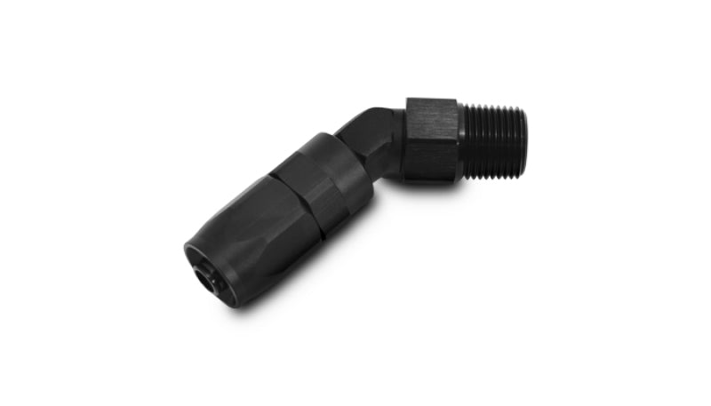 Vibrant 26406 Vibrant -10AN Male NPT 45Degree Hose End Fitting - 3/8 NPT