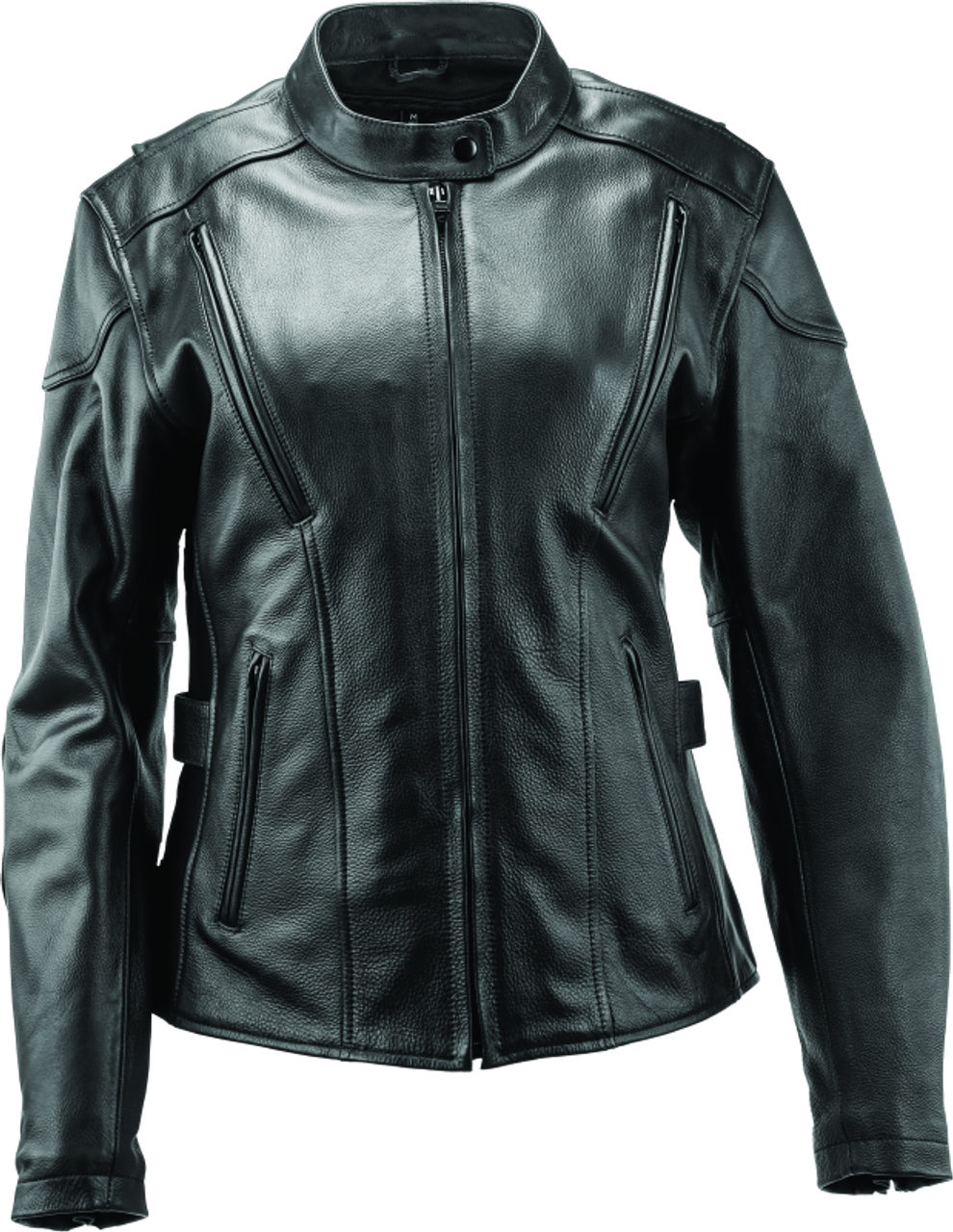 River Road Race Leather Jacket Black Womens - XL - 094366