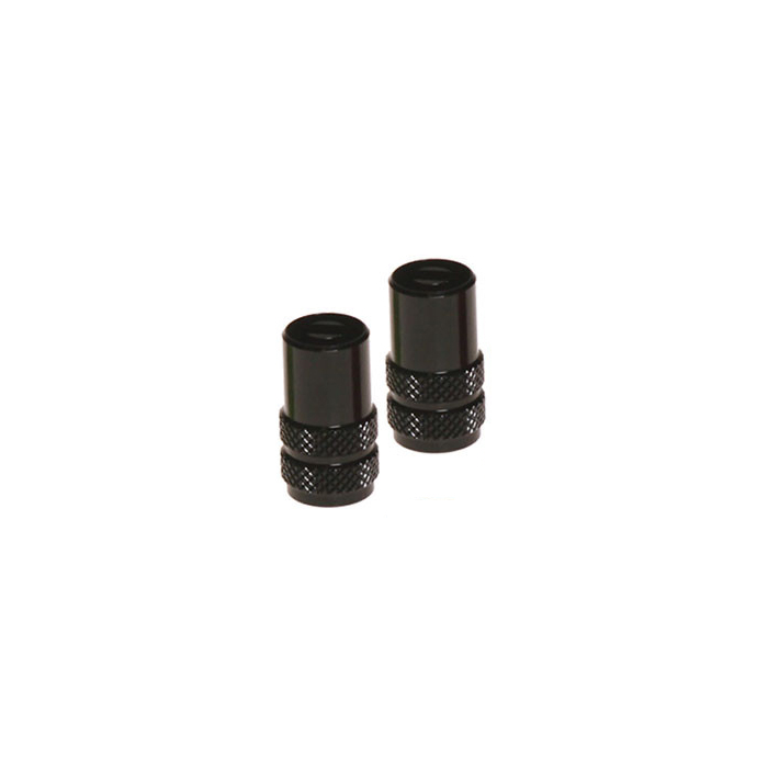 RFX Sport Valve Caps With Valve Key Tire/Wheel Accessories FXVC 30000 00BK - Black 2PCS