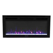 F36-18A Furrion Greystone 36’ Black Steel Fireplace - Insert