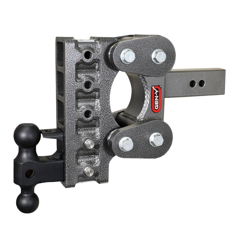 GEN-Y Hitch GH-1125 Gen Y The Boss TorsionFlex 2.5In Shank 7.5In Drop 16K Hitch/ GH-051 Dual-Ball/ GH-032 Pintle Lock